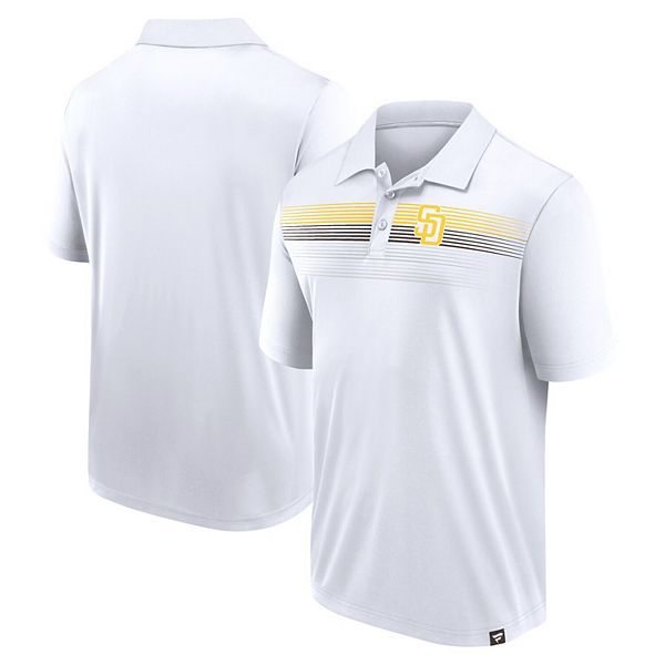 Мужская футболка Fanatics San Diego padres big & tall victory for us interlock polo белая Unbranded